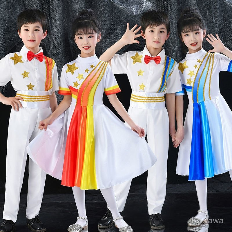 [COD] trang phục buwan ng wika cho bé trai Trang phục biểu diễn bé gái dành cho học sinh tiểu học và