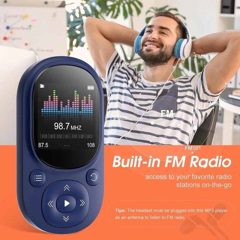 [A] FAAEAL BENJIE A11 Âm nhạc có kẹp 32G / 64G Bluetooth5.3 Máy nghe nhạc HiFi MP3 không mất hỗ trợ 