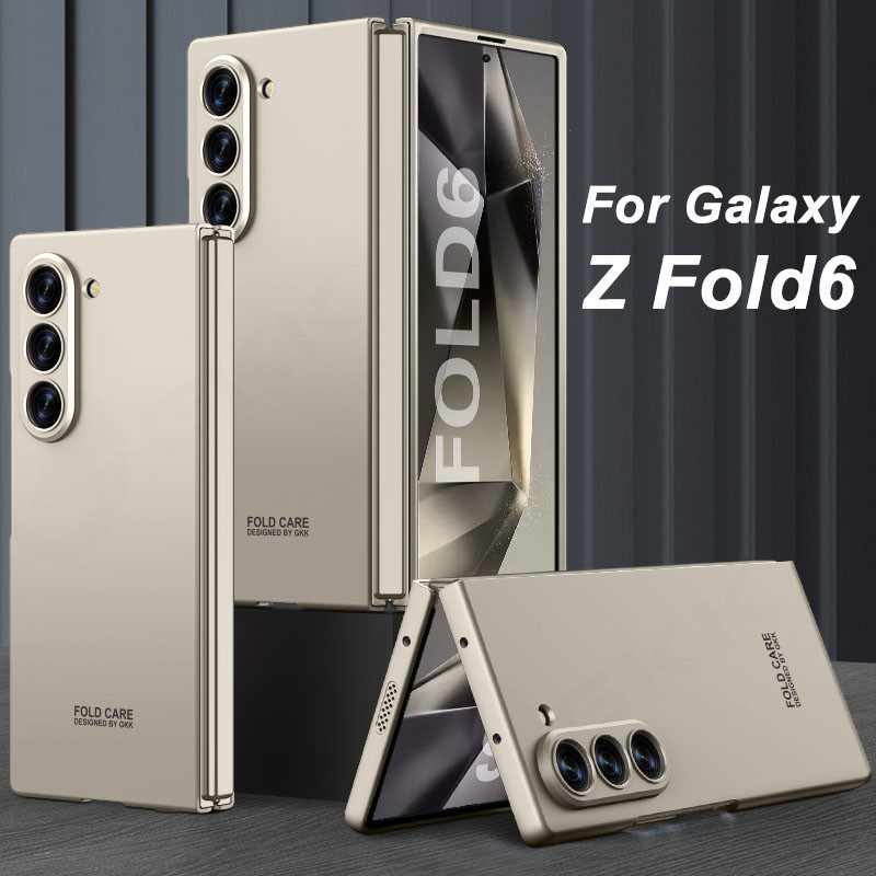 Ốp Lưng Cho Samsung Galaxy Z Fold 6 Fold6 Camera Bảo Vệ Chống Sốc Matte Cover Cho Galaxy Z Fold 5 Ốp