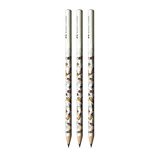 Bộ 3 bút chì gỗ motif bee - faber-castell 118362p