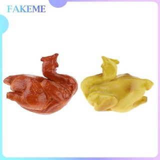 FAKEME Đạo cụ mô phỏng giả nhân tạo gà trang trí vịt - gà nướng