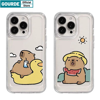 Gourde ốp lưng mềm chống sốc cho iphone 15 14 12 13 11 pro max ip 7 8 plus iphon x xs xr xsmax