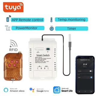 CÔNG TẮC ĐIỀU KHIỂN TỪ XA WIFI + RF CÓ KẾT HỢP CẢM BIẾN NHIỆT ĐỘ TỰ ĐỘNG BẬT TẮT THEO NHIỆT ĐỘ MÔI TRƯỜNG