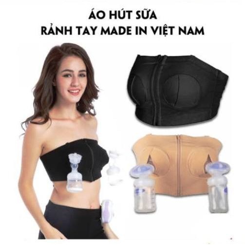 Áo hút sữa rãnh tay cho Mẹ - phụ kiện dùng cho máy hút sữa điện đôi - không dây áo PKK U1015