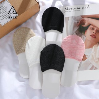 Tất cotton bọc nửa bàn chân chống trượt thoáng khí cho nữ