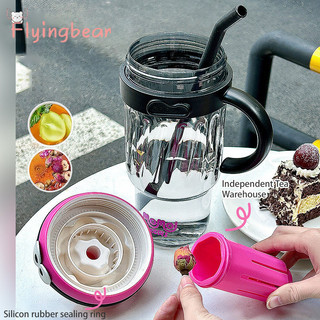 Flyingbear Cốc Bingba dung lượng lớn phổ biến, ống hút mùa hè giá trị cao cho bé gái