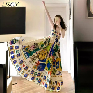 LISCN váy Đầm váy nữ body đầm Thời trang Cute Fashion Cổ điển 61D77117F9A04E5 31Z240730