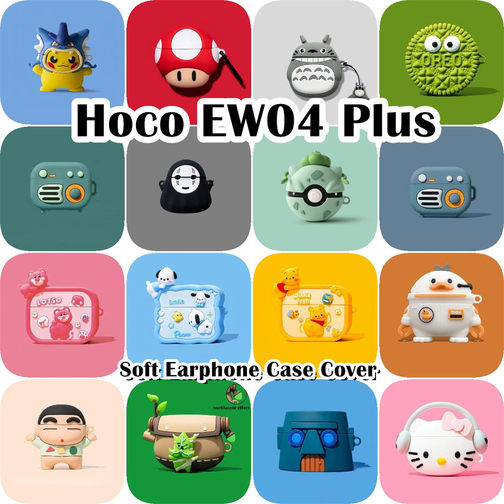 【Hot sale】Cho Hoco EW04 Plus ốp tai ng Case dòng thủy triều Vỏ Bảo Vệ Hộp Sạc Tai Nghe NO.2