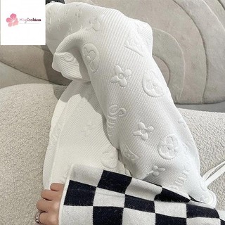 Quần Ống Rộng Lưng Cao Phong Cách Mùa Xuân Kiểu Mới Cỡ Lớn Dễ Phối Đồ