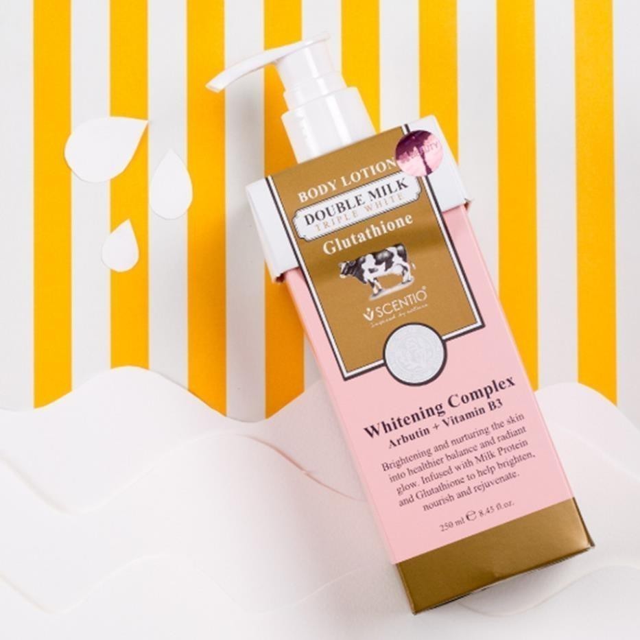 Dưỡng Thể Trắng Da Beauty Buffet Scentio Double Milk Triple White - Thái Lan - MÈO BEAUTY