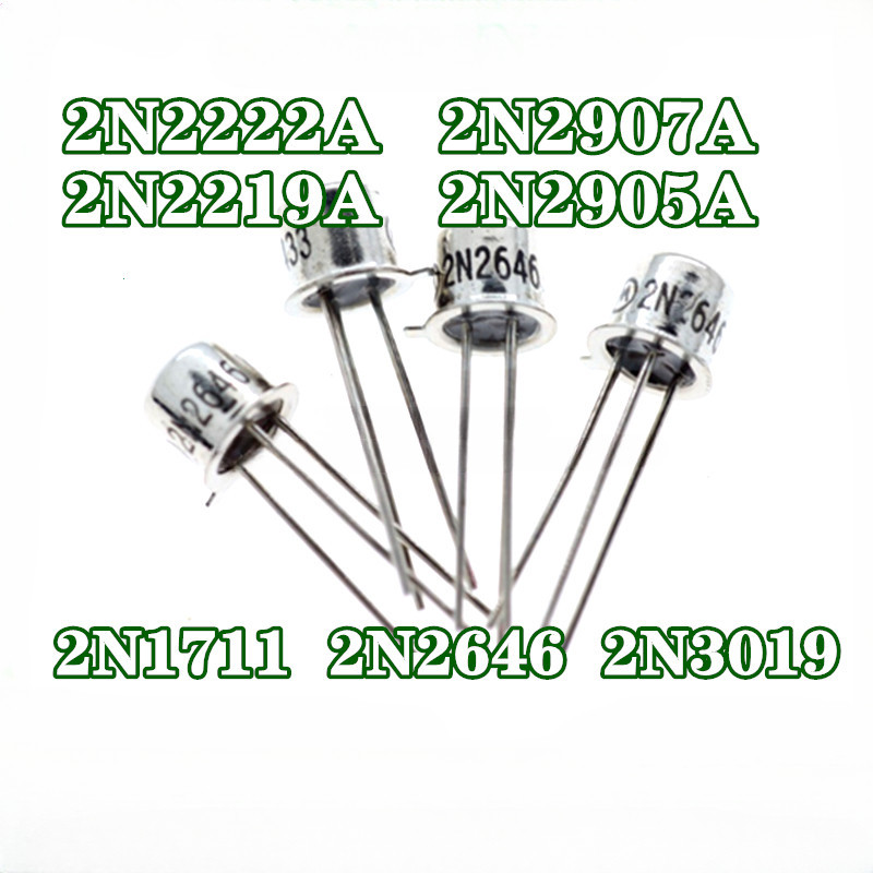 Thương hiệu mới 2N222 2907 2219 2905A 2N1711 2646 3019 Con dấu vàng Triode TO-39