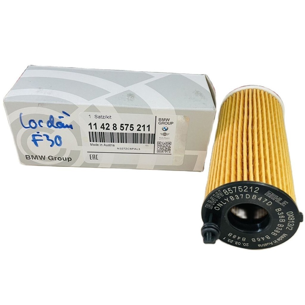 LỌC DẦU BMW X1 X3 X4 X5 X6 F20 F21 F22 F23 F30-34 F32-36 F10/11 MÃ 11428575211
