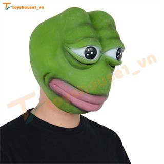 Halloween Đầu Cá Xanh Quái Vật Nàng Tiên Cá Ngộ nghĩnh Mũ Cô Đơn Ếch Ngộ nghĩnh Mặt nạ