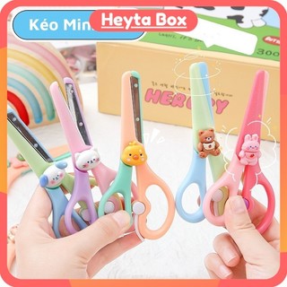 Kéo cắt giấy thiết kế an toàn - kéo thủ công học sinh heytabox - k1 k2