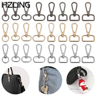 Bộ 5 Móc Khóa Vòng Nhẫn Kim Loại Chuyên Dụng Cho Túi/ Chìa Khóa DIY