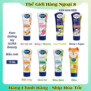 [MẪU MỚI] Kem dưỡng tay Aura 75ml dưỡng ẩm và chống lão hóa của Nga