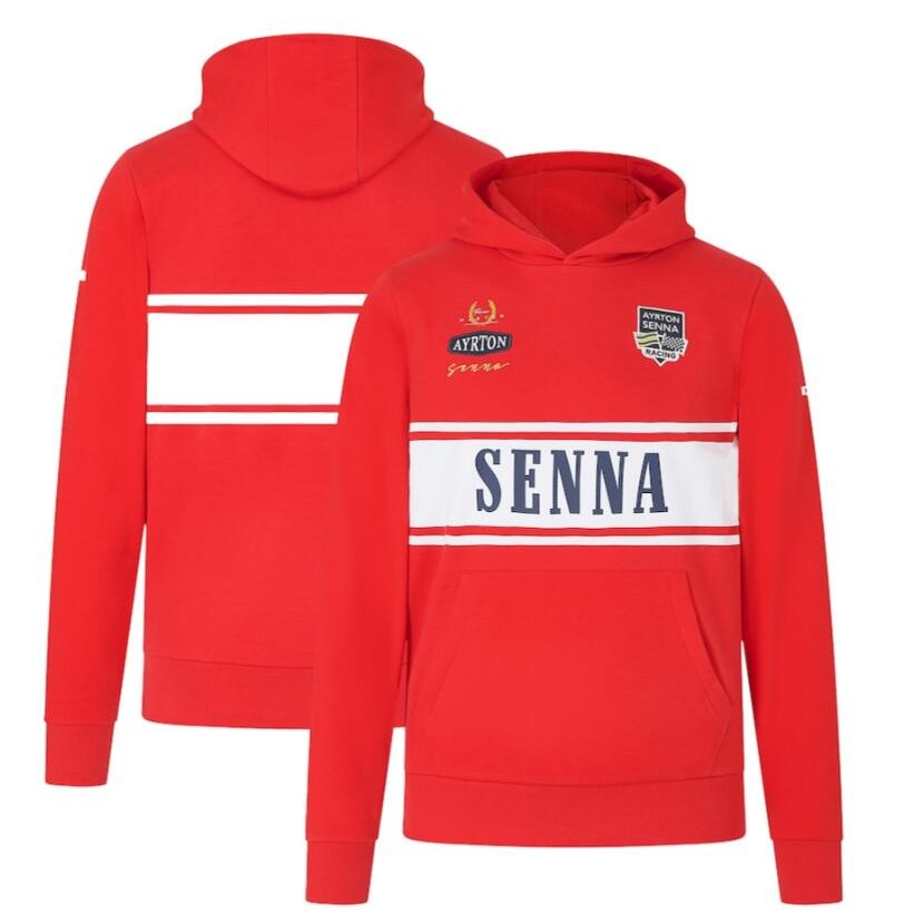 2024 Mới Nhất F1 Racing Hooded Sweat + Ayrton Senna Legacy Hoodie 2024 F1 Racing Team Jacket + Áo kh