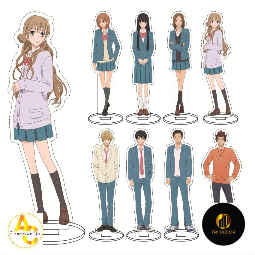 Kimi Ni Todoke Acrylic Đứng Kuruma Sawako Kazehaya Shouta Hình Hiển Thị Anime Hàng Bộ Sưu Tập Dễ Thư