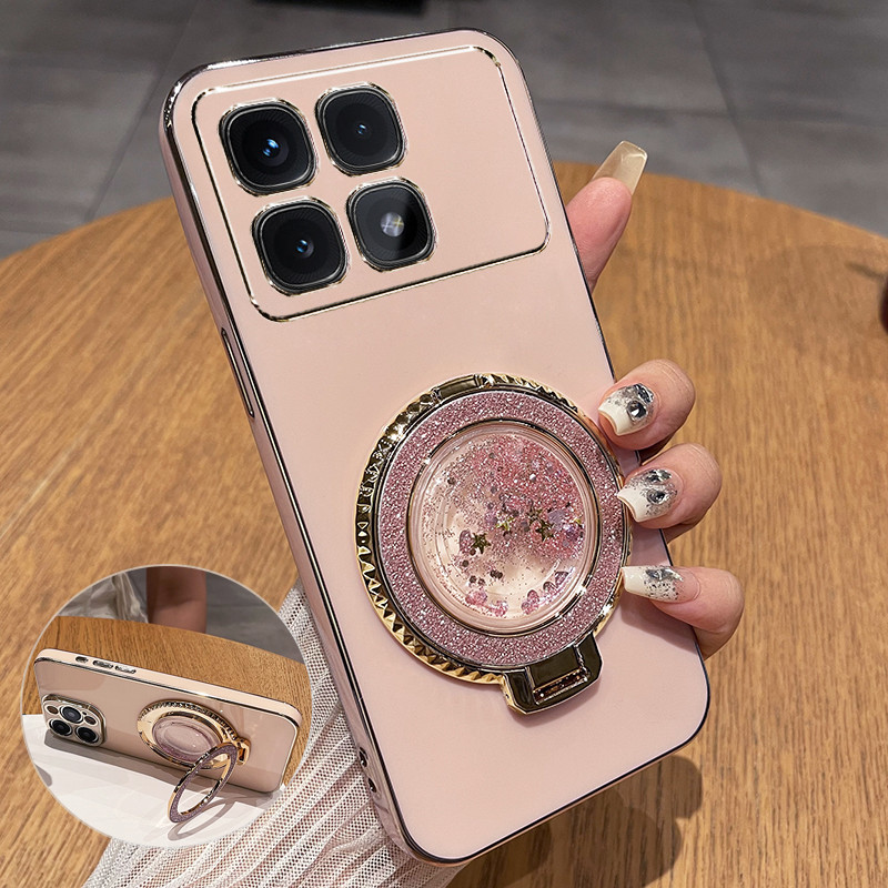 Dành Cho Redmi K70 Ultra Ốp Lưng Redmi K70E K70 Pro Mạ Silicon Mềm Đứng Dành Cho Xiaomi Redmi K60 Ul