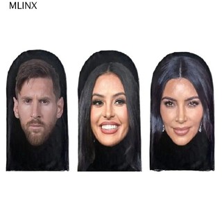 Mặt nạ liền mạch MLINX 3D, Khăn quàng đầu in hình mặt ngộ nghĩnh Mặt nạ in 3D, Gaiter Ice Silk Dust Người nổi tiếng Mặt nạ đầu lụa băng Cosplay