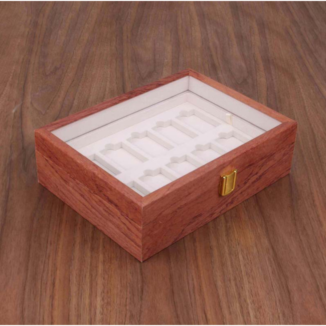 Hộp đựng trưng bày Zippo 20 chỗ bằng gỗ Cẩm Lai