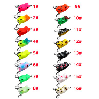 Mồi Ếch Mềm Câu Cá 3cm / 4.2g Thìa Đôi Đúc Mềm Mồi Ếch Mini