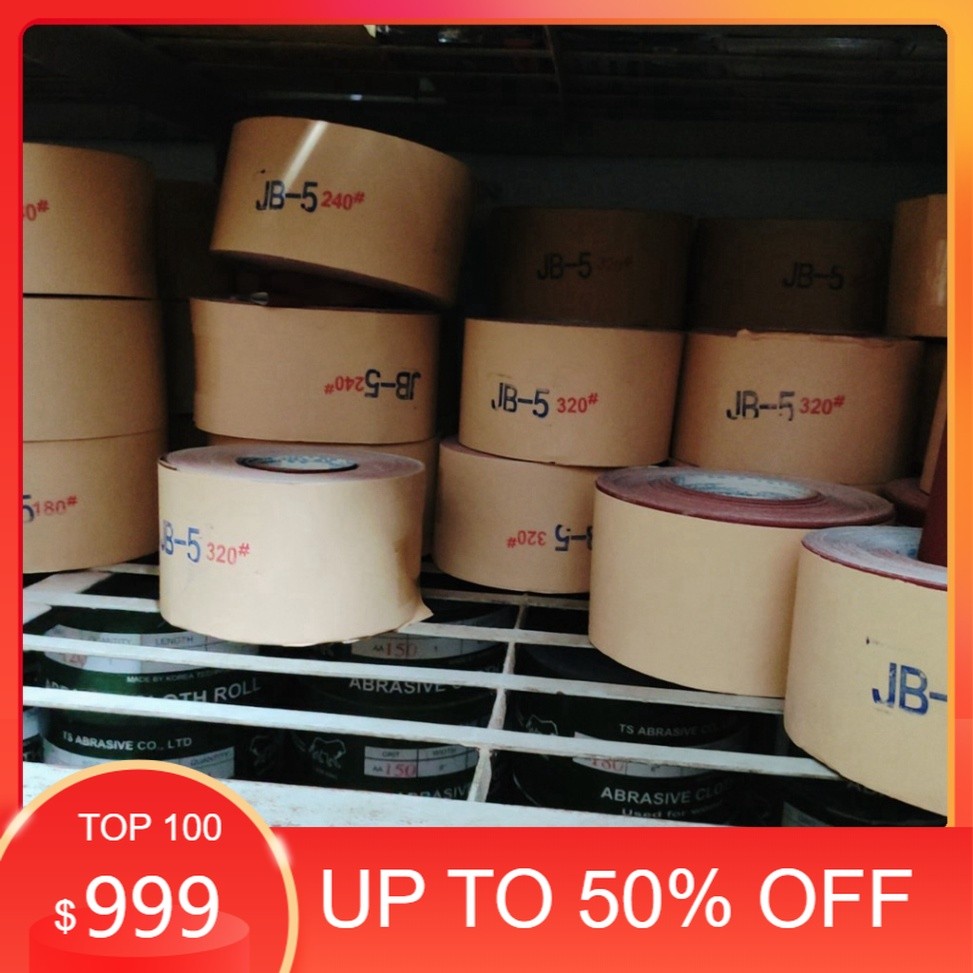 [RẺ NHẤT] Giấy Ráp JB cát 150 (cc150) (cuộn 40m), ráp cuộn, dùng để đánh bằng tay [GIÁ TỐT]