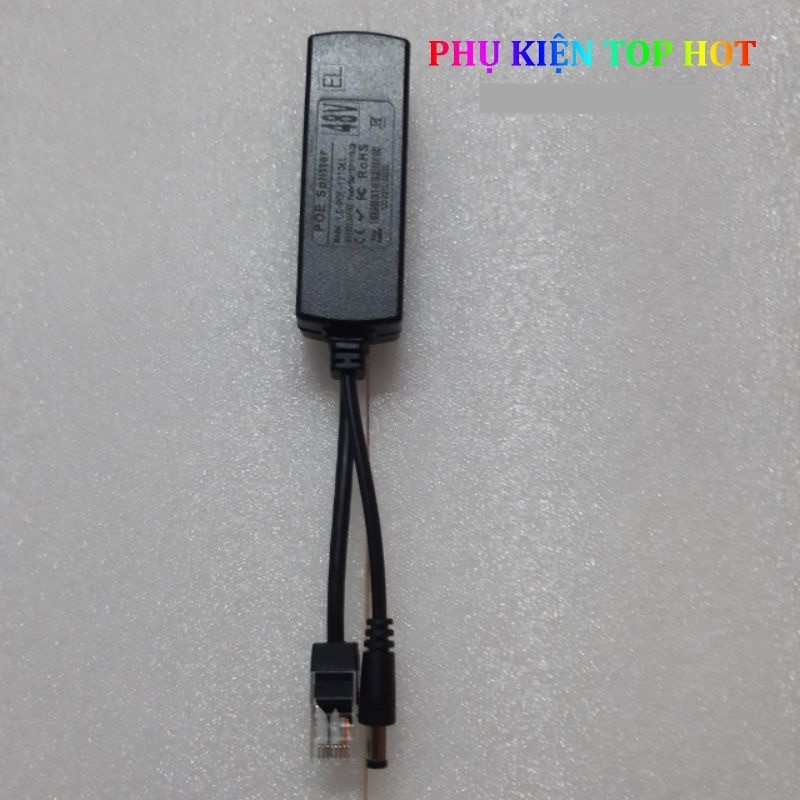 Bộ tách Poe Splitter 48v sang 12v cho camera Ip.