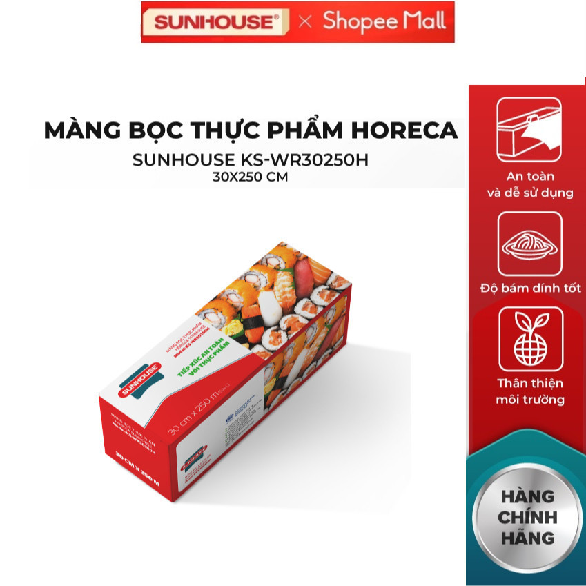 Màng bọc thực phẩm Horeca SUNHOUSE KS-WR30250H