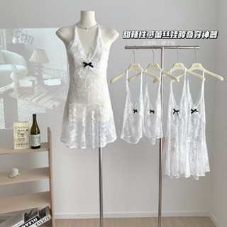 Xếp Chồng Hot Girl Gợi Cảm Ren Treo Cổ Áo Sơ Mi Mùa Thu 2024 Phong Cách Mới Giảm Béo Và Giảm Béo Nội Thất Top