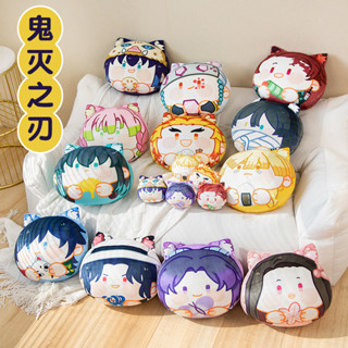 Đồ chơi nhồi bông mặt dây chuyền Anime Demon Slayer tanjiro đồ chơi nhồi bông nezuko zenitsu inosuke