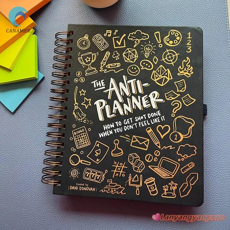 Canamek Anti Planner Tag Book Daily Planner Organizer Notebook Beat Procraation Planner Notebook Sin