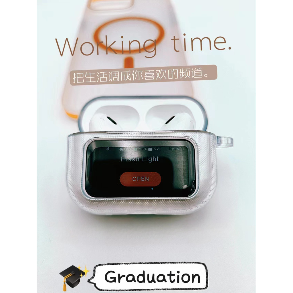 [Giá sỉ] Hộp đựng tai nghe trong suốt A9pro, hộp đựng tai nghe silicon TPU, chống va đập Chống mài m