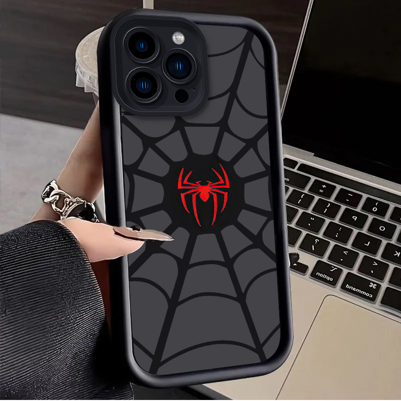 Ốp Điện Thoại Marvel Spider Man Sang Trọng Cho Samsung Galaxy S25 S24 S23 S22 S21 S20 Plus Ultra + S