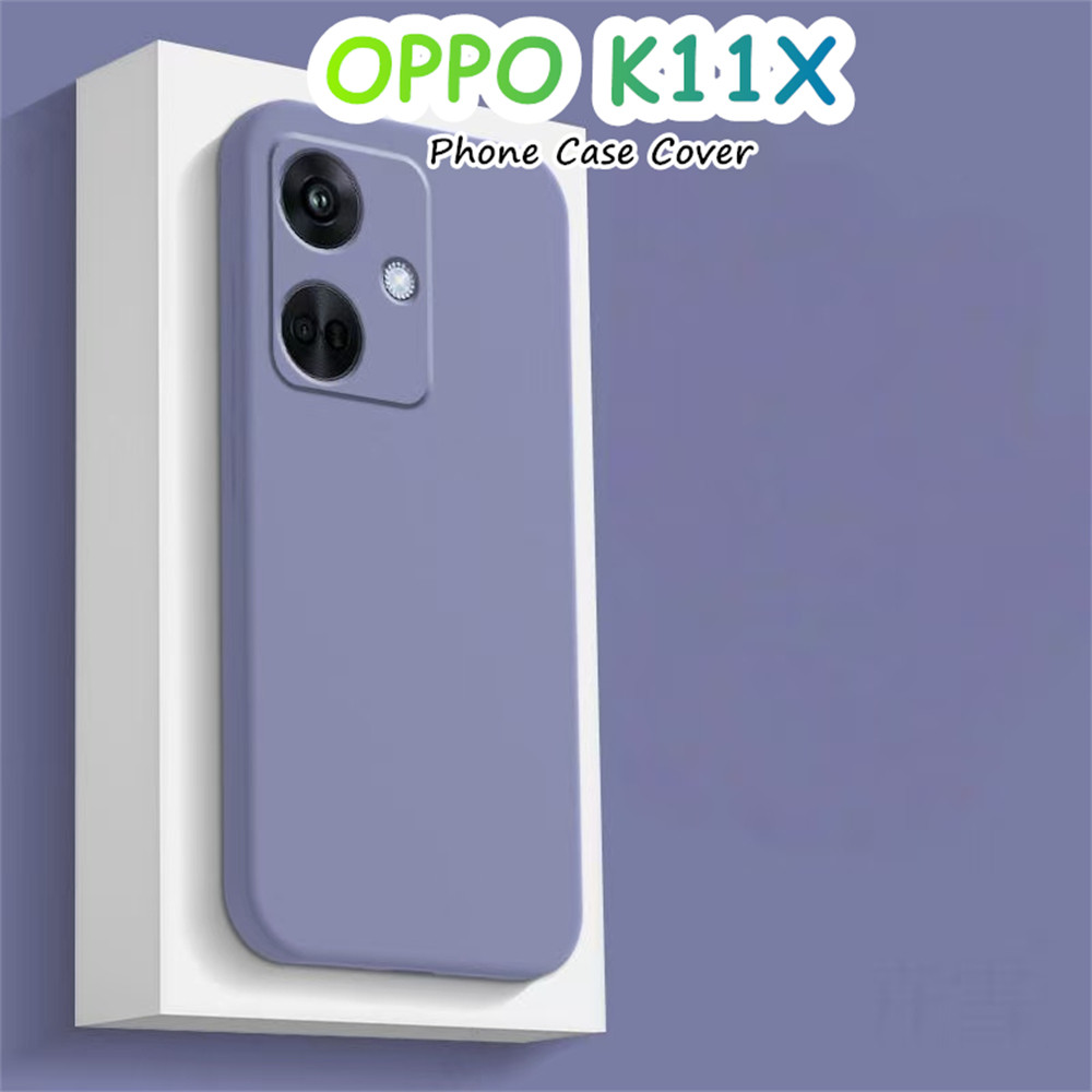 HÀNG CÓ SẴN Dành Cho OPPO K11X Ốp Lưng Silicon Chống Vân Tay Full Ốp Lưng Điện Thoại Màu Trơn Cổ Điể