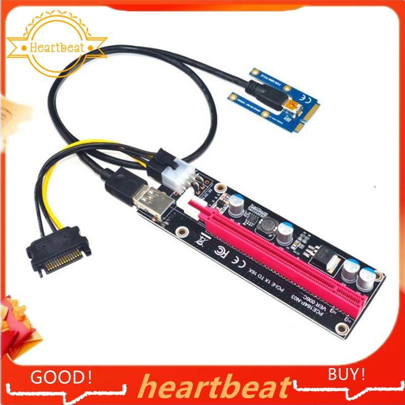 [Bán Hàng] Mini PCIe Sang PCI Express 16X Riser Cho Laptop Card Đồ Họa Bên Ngoài EXP GDC BTC Miner M