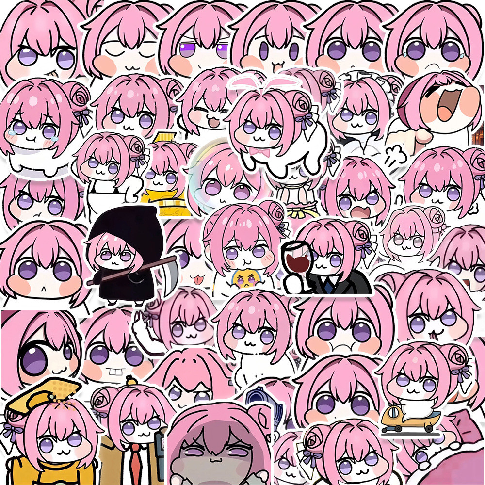 Bộ 50 Nikke Doro Búp Bê Nữ Thần Chiến Thắng Dán Doro DIY Dán Thêu Sò Điện Thoại Hành Lý Ván Trượt Đề