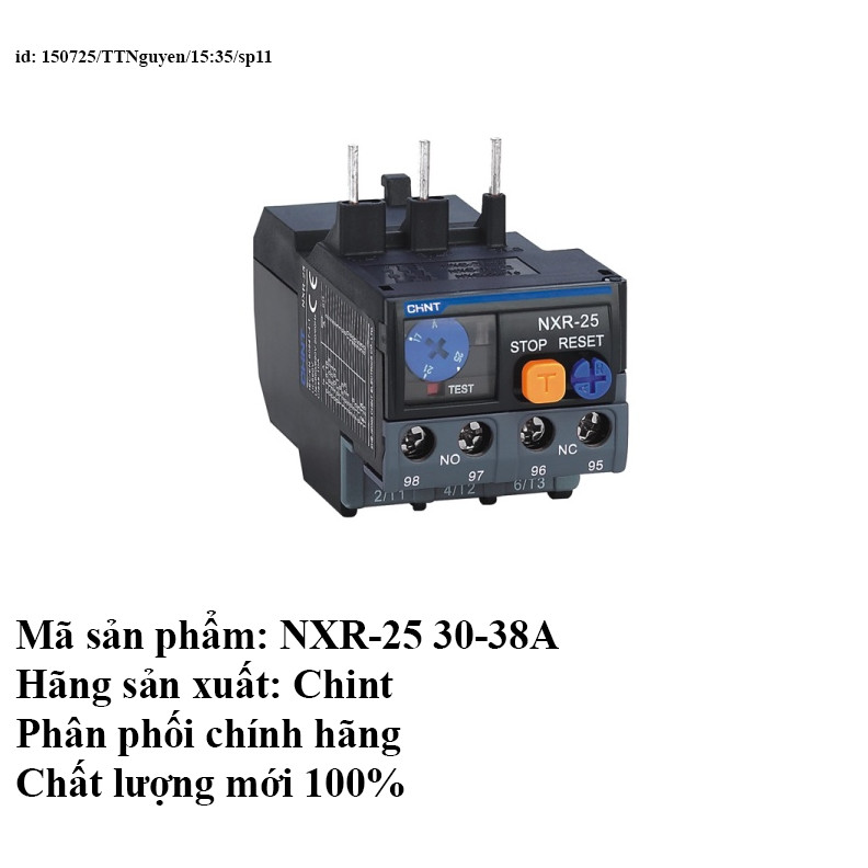Rơ le nhiệt NXR-25 30-38A