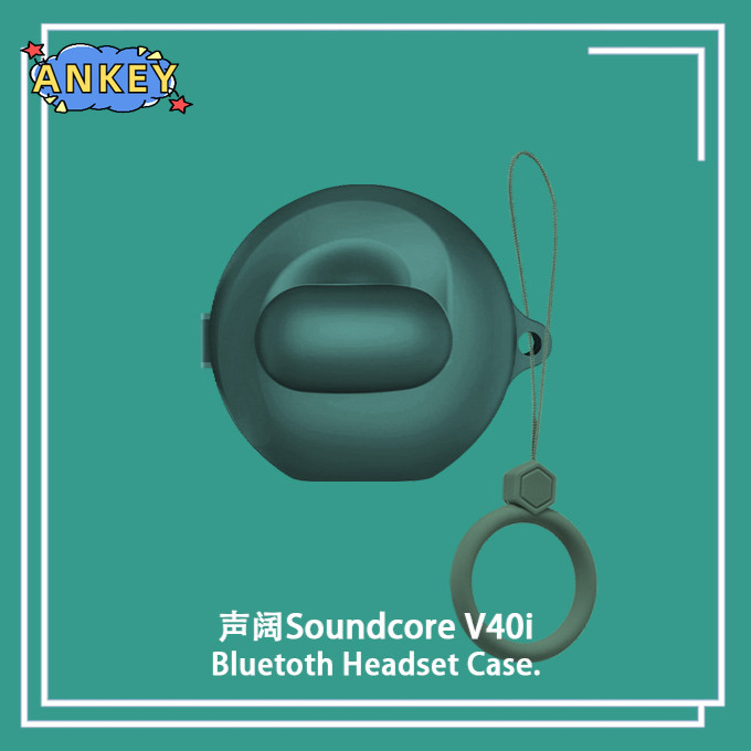 for Anker Soundcore V40i Case Protective Earphone Cover Ring Anti-fall Soft Silicone Wireless Blueto