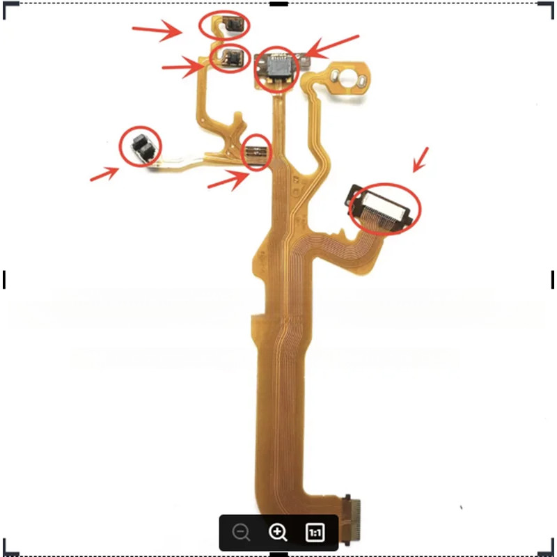 MỚI Mặt Sau Ống Kính Chính Cáp Mềm Cho SONY DSC-HX80 HX90V WX500 Máy Ảnh Kỹ Thuật Số Sửa Chữa Một Ph