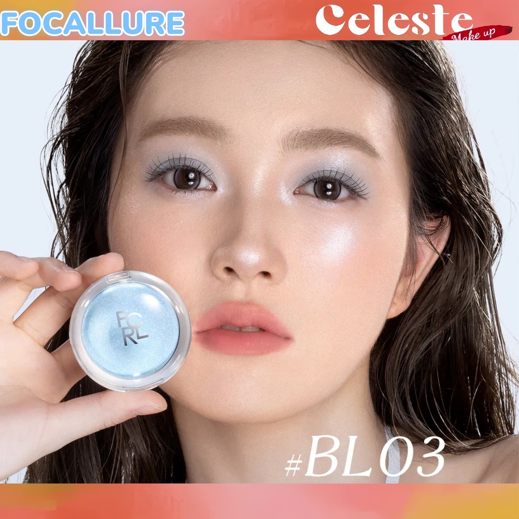 Kem Highlight FOCALLURE Galaxy Nhỏ Màu Đơn Mặt Làm Sáng Ngọc Trai Màu Sequin