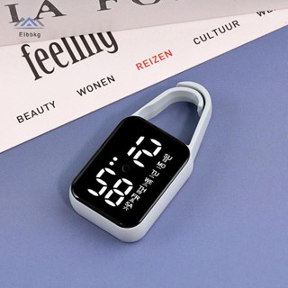 ELBBKG LED Đồng hồ điện tử kỹ thuật số Móc khóa Chức năng phát sáng Trẻ em Quà tặng Đồng hồ bỏ túi đa chức năng Đồng hồ mới