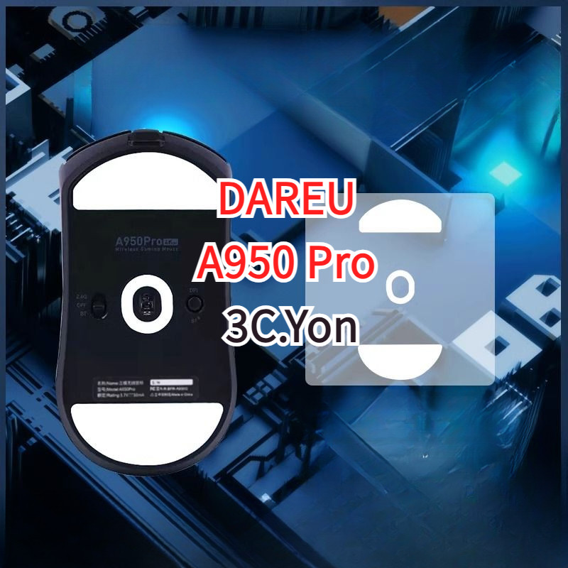 Chân Chuột Cho DAREU A950 Pro 4K Chuột Chơi Game Không Dây Giày Trượt PTFE Glides Esports Pad Tăng C