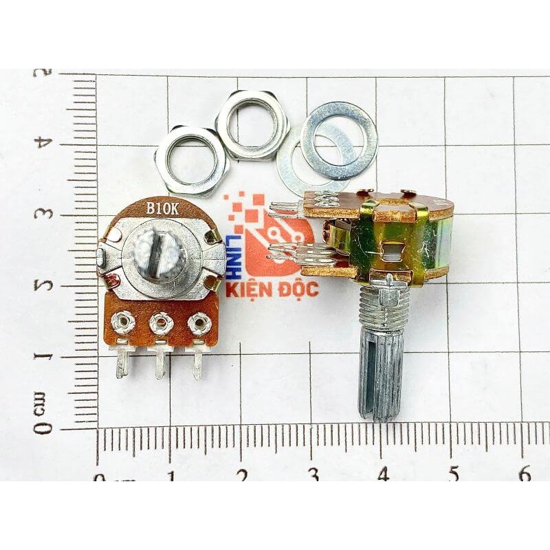 [Combo 10 chiếc] Chiết áp đôi WH148-B10K 10K 20mm