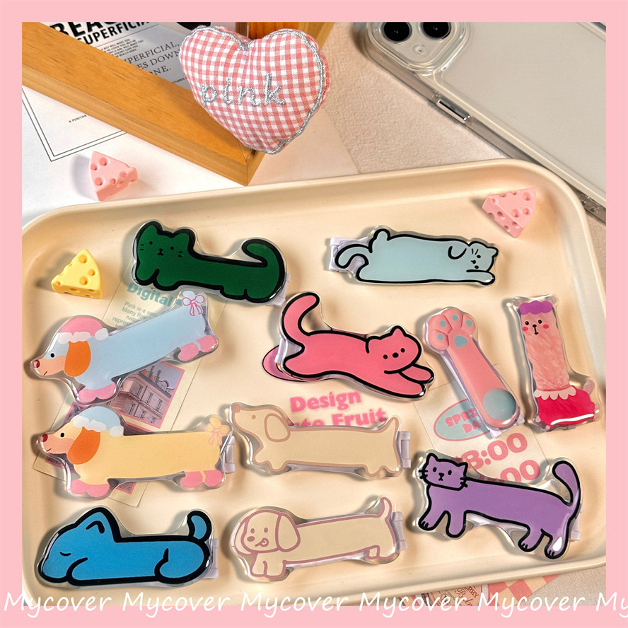 Có Thể Gập Lại Hình Chữ Nhật Kẹo Cao Su Giá Đỡ Điện Thoại Mèo Cún Con Hoạt Hình Giá Đỡ Điện Thoại Tiện Lợi Loại Dán Giá Đỡ Điện Thoại Kim Loại Kitty Loopy Shin Động Vật