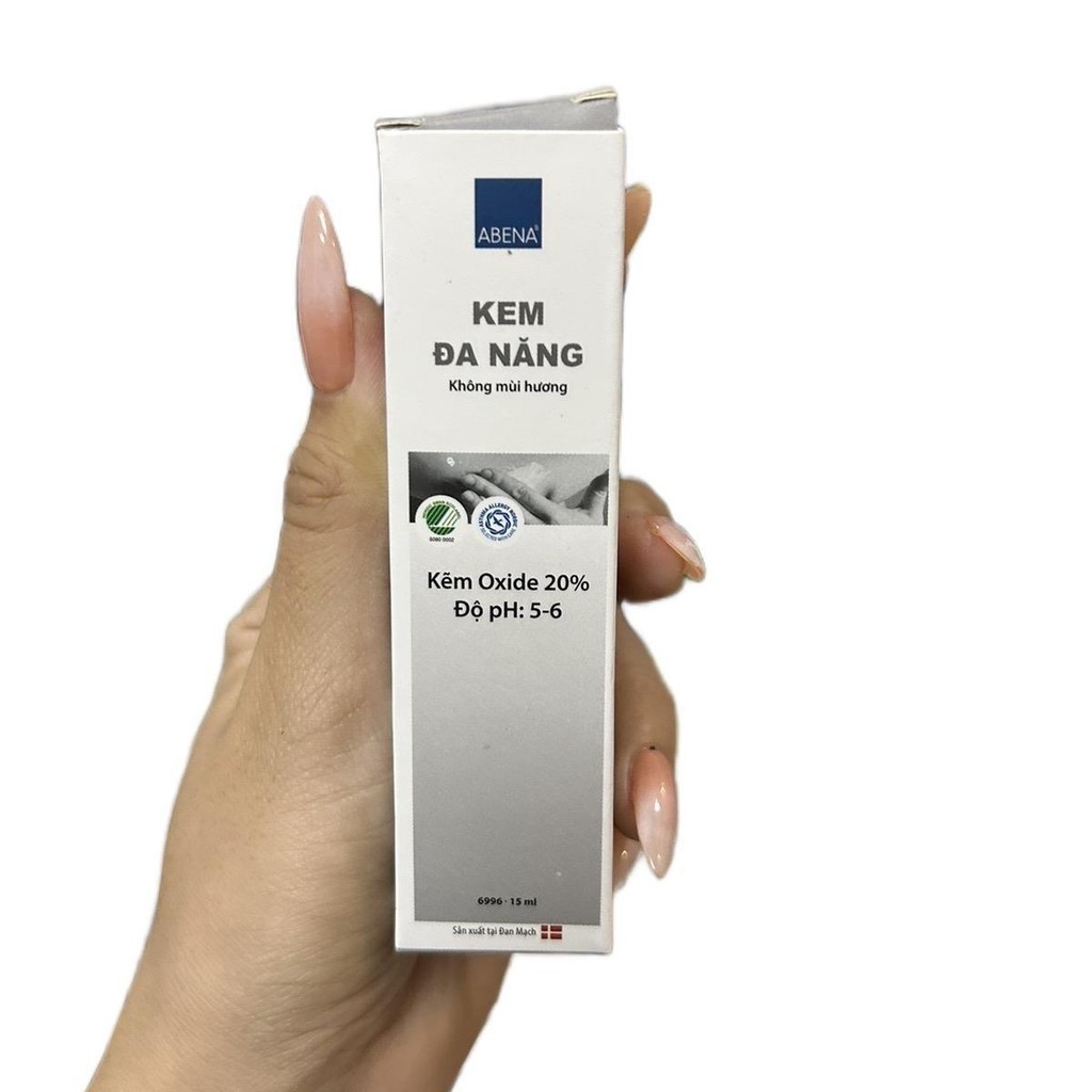 COMBO 5 HỘP Kem bôi đa năng - Abena kẽm oxide 20% - tuyp 15ml-
