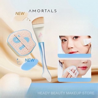  AMORTALS Powder Puff Foundation Brush Set Cushion Powder Puff Base Makeup CP Không Dễ Hấp Thụ Bột Nhẹ Siêu Phù Hợp SMHS 