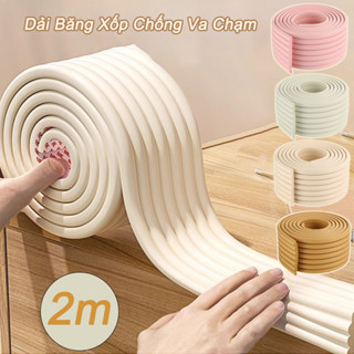 【BabyJoy】Dải Băng Xốp Chống Va Chạm,2M Dải Băng Xốp Bọc Cạnh Bàn Dày,giữ an toàn cho bé