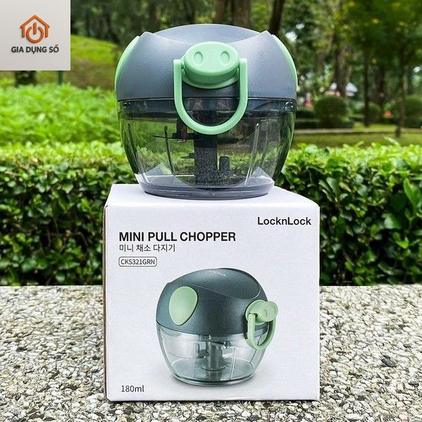 Xay Tỏi Ớt Thực Phẩm Mini LocknLock CKS321GRN 180ml