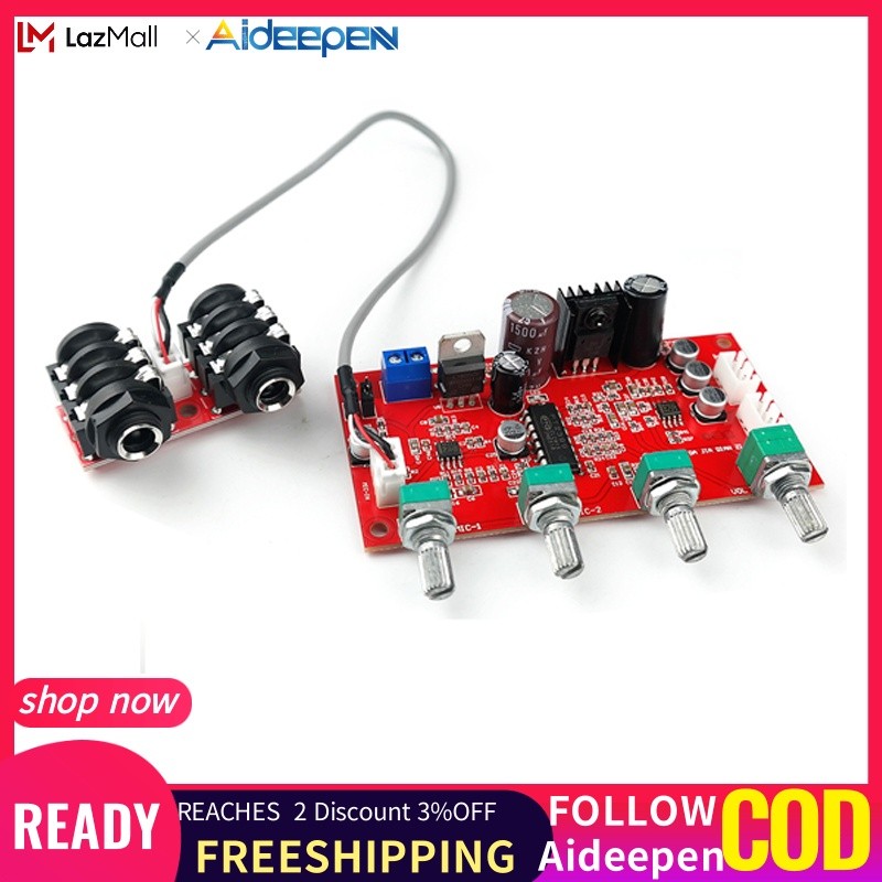 016 Bo Mạch Karaoke Aideepen Chính Hãng Âm Vang PT2399 Với Hiệu Ứng Tiền Khuếch Đại Op-amp Bo Mạch M
